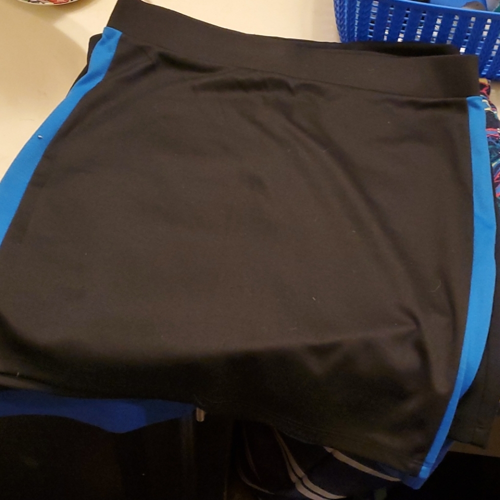 Black with blue stripe sides FOREVER 21 miniskirt